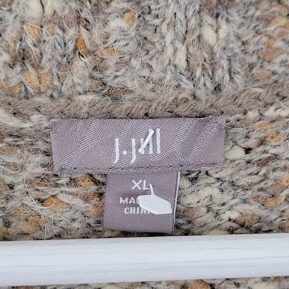 J. Jill alpaca mohair blend knit duster Cardigan Sweater Long XL - Picture 6 of 8